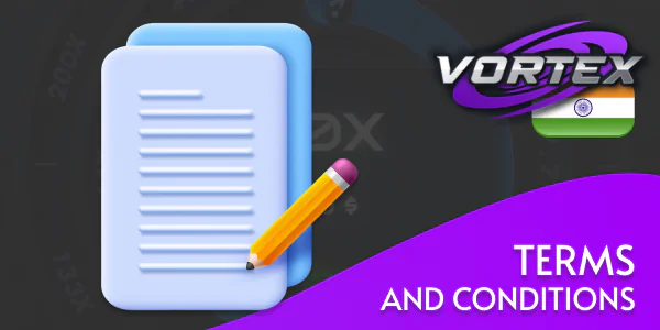 Terms of Use of the Vortex Game Website in India